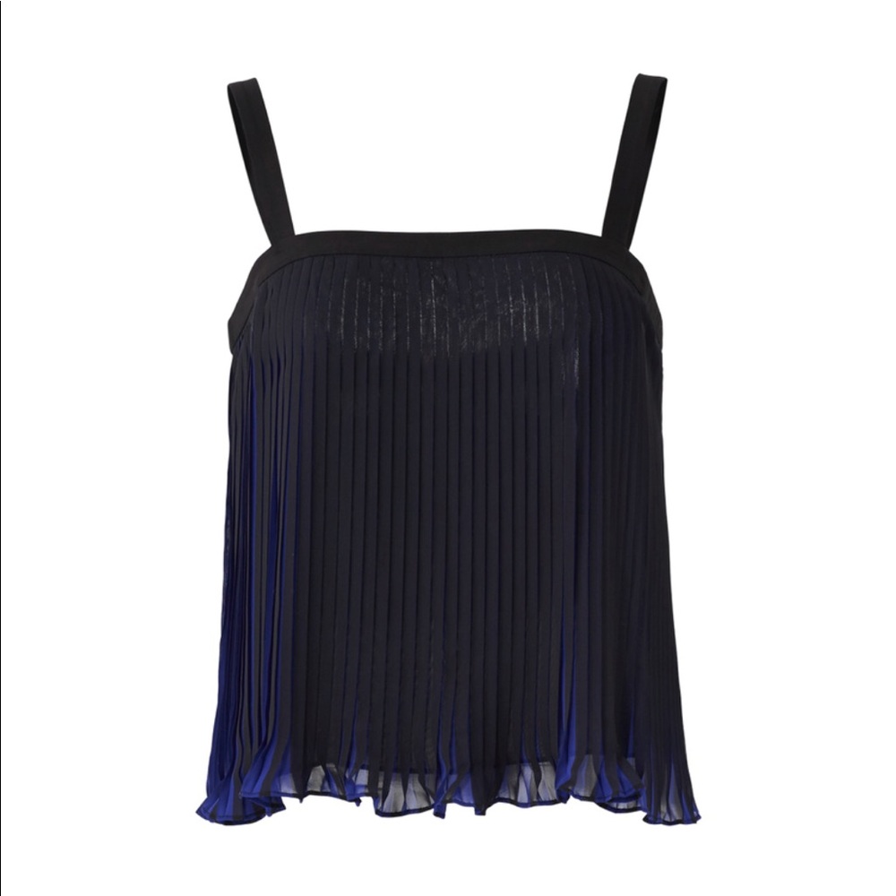 Waverly Grey Pleated Blouse